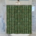 thumbnail image 3 of Victorian William Morris Original Design Vintage Shower Curtain Furniture Bathroom Fabric Decorations Washable Shower Curtain with Hooks, 3 of 8
