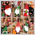 thumbnail image 1 of Reusable Christmas Window Stickers Christmas Window Sticker Gnomes Decoration Christmas Tree Sticker Window Stickers，Christmas Mall Glass Window Decoration（A), 1 of 5