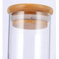 thumbnail image 4 of Clear Glass Borosilicate Jar with Bamboo Lid - 2.3 oz / 70 ml, 4 of 7