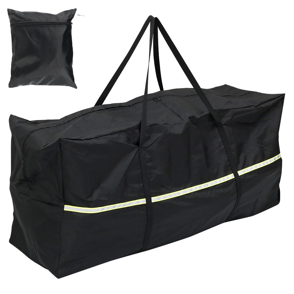 Black Oxford  Waterproof Cushion  Storage Bag Outdoor Furniture Protection Cover 