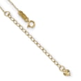 thumbnail image 3 of 14K Yellow Gold Polished 2-Strand Diamond Cut Cross & Heart w/2in. Ext. Necklace 16 Inch, 3 of 4