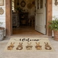 thumbnail image 3 of Welcome Mats Polyester Material Non Slide Absorbent Floor Mat for Front Door, Bedroom, Living Room, Easter Decor, 3 of 7
