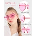 thumbnail image 3 of Gafas de sol en forma de corazón MIUSKATL sin montura, 18 pares en color rosa, 3 of 7