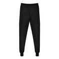thumbnail image 4 of Ketyyh-chn99 Mens Pants Open Bottom Running Pants Mesh Mens Sweatpants with Pocket Black,L, 4 of 5
