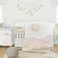 thumbnail image 2 of Sweet Jojo Designs Ivory Gender Neutral Boho Bohemian Girl Boy Baby Nursery Crib Bed Skirt Dust Ruffle - Solid Color Beige Cream Off White Farmhouse Chic Unisex Minimalist Tassel Fringe Macrame Cotton, 2 of 2