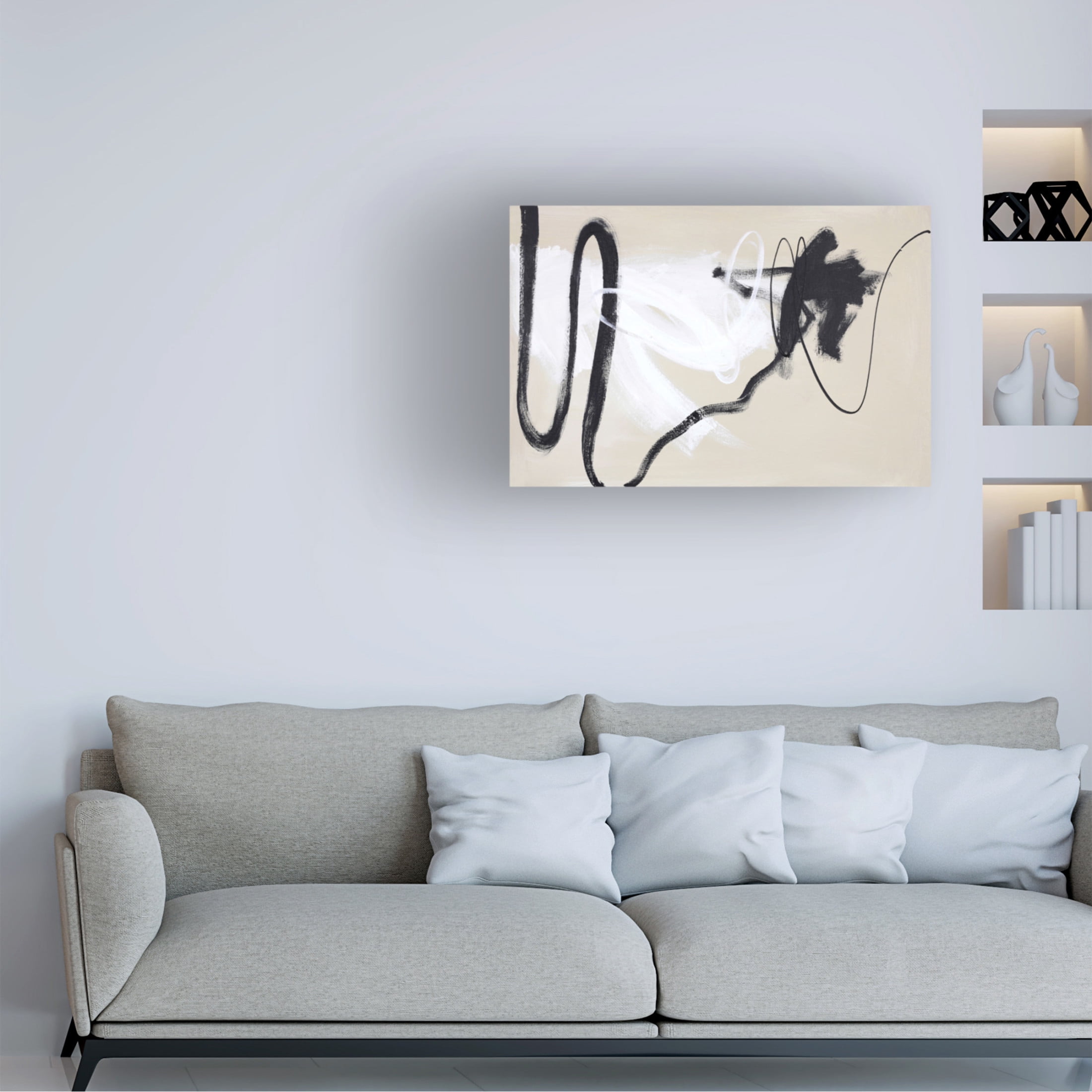 Canvas Wall Art - Design Fabrikken 'Less But Better' Wall Art for Living Room, Bedroom, or Office Décor by Trademark Fine Art - 19 x 12 Inches