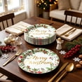 thumbnail image 4 of Christmas Disposable Paper Plates 16pcs, Holly Berry Christmas Party Plates, Holiday Dinner Plates for Christmas Party, Family Gathering and Tableware Decor, 4 of 6