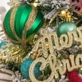 thumbnail image 4 of Billuyoard Enriquezca el árbol de Navidad con decoraciones esféricas y luces LED, adornos de escritorio para el hogar Kits de decoración para fiestas, 4 of 6