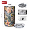 thumbnail image 4 of 20oz Coffee Tumblers Pioneer Flower Stainless Steel Vacuum Insulated Travel Tumbler Coffee Cups Mug with Lid and Straw with Cleaning Brush for Cold & Hot Drinks, 4 of 5