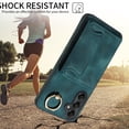 thumbnail image 6 of Case for Samsung Galaxy A05s, PU Leather 3 Card Slots with Finger Ring Holder Shockproof Phone Case, 6 of 15