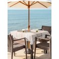 thumbnail image 3 of Outdoor Tablecloth with Umbrella Hole for Patio/Picnic/Party/Camping, Rustic Windmill Waterproof Table Cloth Square Cover Washable, Vintage Country Farmhouse Wooden Grain (54"x 54"), 3 of 8