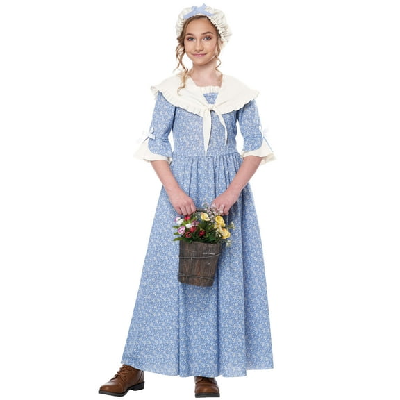 California Costumes Colonial Village Girl Child Costume | Small Female