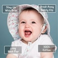 thumbnail image 4 of JAN & JUL Baby Boy Sun-Hat with Adjustable Straps and Neck-Flap (S: 0-6 Months, Juniper Green), 4 of 6