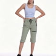 thumbnail image 7 of Noric Women's Hiking Cargo Capri Pants Quick-Dry Outdoor Lightweight Pants with Zippered Pockets UPF 50+ Casual Summer Activewear, 7 of 7