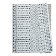 thumbnail image 4 of Luxe Weavers Moroccan Tribal 4x5 Silver Area Rug, Bohemian Diamond Machine-Made Carpet, 4 of 6