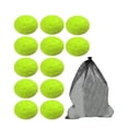 thumbnail image 2 of 12 bolas de Pickleball silenciosas y flexibles para practicar Pickleball para principiantes, adultos y niños. verde, 2 of 8