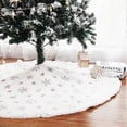 thumbnail image 4 of Weihnachtsbaumrock – 90/122 cm, white decoration for holiday decorations (90CM), 4 of 4