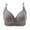 Gray, variant on Luxalzxs Plus Size Bras for Women Gathered Together Daily Bra Underwear No Rims Bras Lingerie