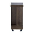 thumbnail image 2 of Bowery Hill Modern Wood Mobile End Table in Walnut Oak Finish, 2 of 6