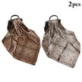 thumbnail image 2 of Bangcool Foulards pour la Tête Imprimé Léopard 2 Pcs Mode Grand Foulard Carré Foulard de Cou pour Femmes, 2 of 10
