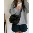 thumbnail image 2 of CGCBAG Bolso bandolera de lujo de diseñador de moda para mujer Bolso de mano de cuero suave de alta calidad Bolso de mensajero estético sólido simple, 2 of 5