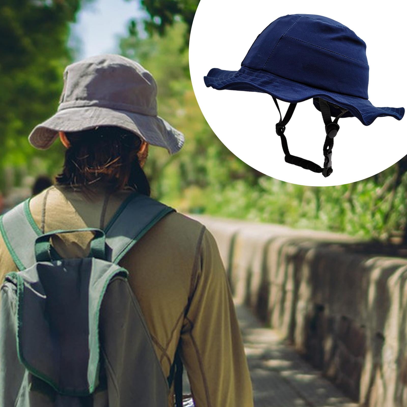 harayaa Bicycle helmet cap, bucket hat, impact-resistant, comfortable, shaped for unisex Blue M