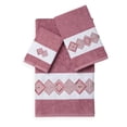thumbnail image 1 of Linum Home Textiles Noah 3 Piece Turkish Cotton Embellished Towel Set, 1 of 2