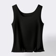 thumbnail image 4 of IFNWSV Camisole Tops for Women U Neck Sleeveless Solid Color Lightweight Layering Basic Cami Top Black S, 4 of 6