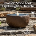 thumbnail image 3 of Sunnydaze Fontaine à Bulles en Polystone pour Intérieur/extérieur avec Bol Rond - Brun, 3 of 10