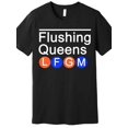 thumbnail image 2 of Camiseta premium Flushing Queens LFGM, divertida camiseta gráfica de manga corta para hombre, negra, para adultos, hombres, mujeres, adolescentes, jóvenes., 2 of 7