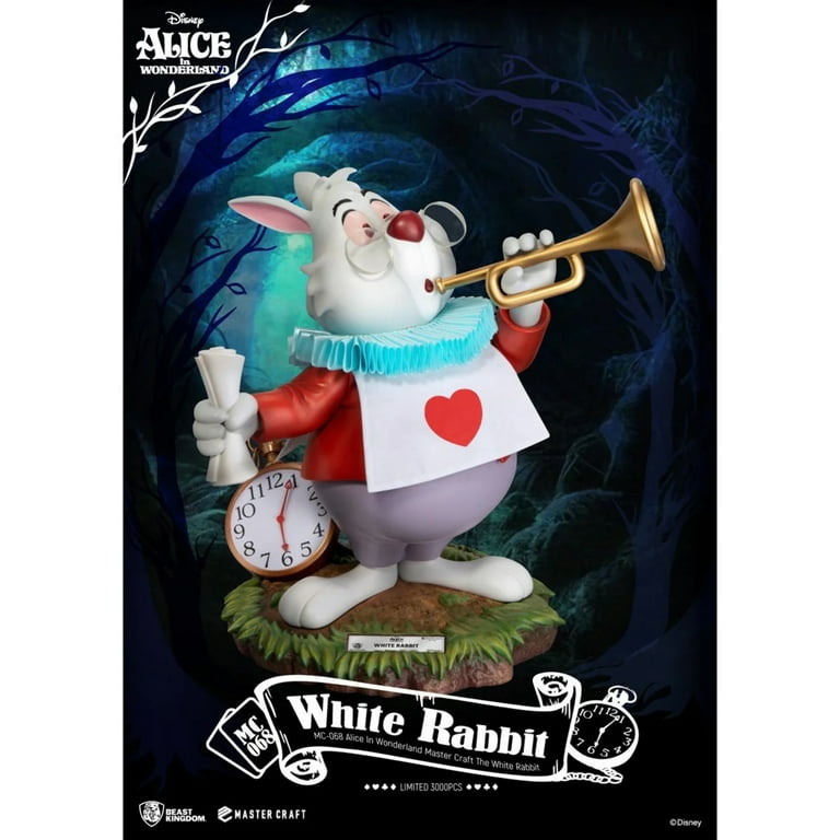 Alice in Wonderland White Rabbit Master Craft Statue