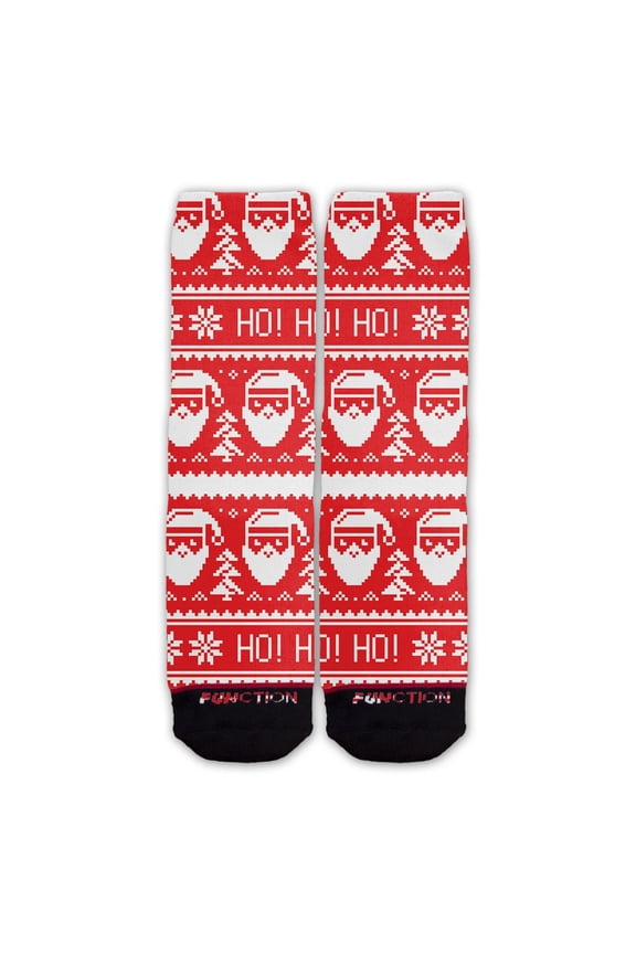 - Ugly Christmas 8 Bit Santa Socks