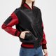 thumbnail image 2 of Moda Mujer Casual Color-Block Cuero Manga Larga Uniforme Suelta Señoras Chaqueta Abrigo Odeerbi ODB-6, 2 of 7