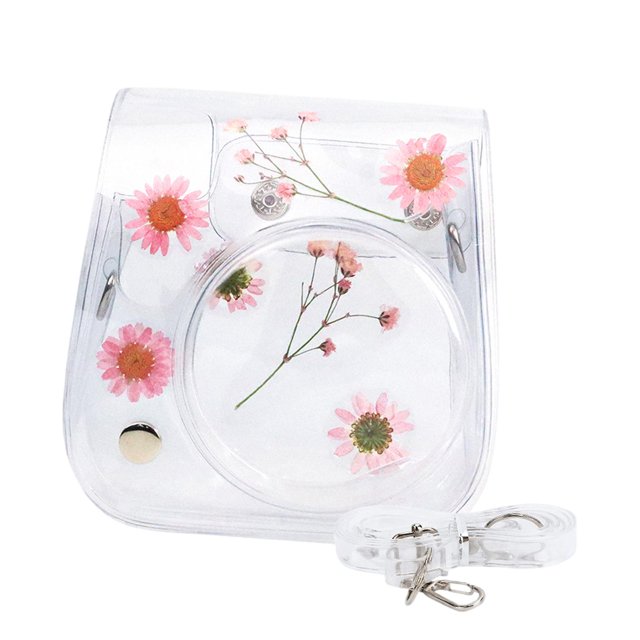 Estuche para cámara Conveniente Artista Pintura Correa Monedero instantáneo Material de Rosado Baoblaze Funda de cámara