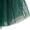 Dark Green, variant on Women's Ruffle Tutu Skirt Mesh Skirt Summer Bubble Skirt Pleated Chiffon Cute Aline Fashion Mid Thigh Green X-Small-Large