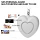 thumbnail image 5 of Alarma de Lobo Iluminada onlyliua en Forma de Corazón Altos Decibeles para Autodefensas Femeninas, 5 of 7
