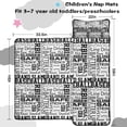 thumbnail image 5 of Black and White Baseball Words Pattern Toddler Nap Mats for Kids Preschool,Sleeping Mat Bag or Kids,Toddler Sleeping Bag,Toddler Nap Mat or Daycare, 5 of 6