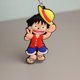 thumbnail image 3 of LLavero de Anime de una pieza, accesorios de goma, dibujos animados Kawaii, Luffy, Zoro, figuras, dijes, juguetes para niños, llaveros bonitos, 3 of 5