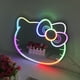 thumbnail image 3 of Espejo personalizado de Hello Kitty con luces, decoración de dormitorio, espejo de neón Led acrílico, 3 of 4