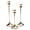 Golden, variant on 3pcs/set Metal Candelabra Candle Holder Wedding Table Centerpieces Stand Candelabrum Desktop Home Decor