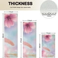thumbnail image 4 of Gilded Floral Watercolor Pattern Kitchen Rugs Sets Of 3,Kitchen Runner Rugs Non Skid Washable,Decorative Kitchen Floor Mats for Kitchen,Sink,Laundry,17"x30"+ 17"x47" + 17"x59", 4 of 6