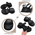 thumbnail image 4 of CHICVOMEY Women's Summer Sandals Comfortable High Heel Slide Sandals for Women Fashion Thick Sole Open Toe Dress Sandals with Soft Cushion Non-Slip Supportive for Outdoor PartyBeach 5-8, 4 of 6