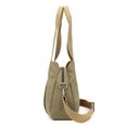 thumbnail image 4 of Bolso de mano de lona con múltiples bolsillos para mujer bolso de hombro bolso tipo cartera para viajes y desplazamientos, 4 of 9