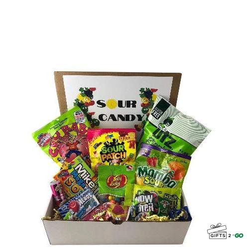 Sour Candy Box Sour Patch Pucker Up Tart and Tangy Kids Teens Food