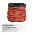 thumbnail image 3 of Silicone Wire 24AWG 24 Gauge Flexible Tinned Copper Standard High-Temperature Hookup Wire Brown 75m/246ft, 3 of 6