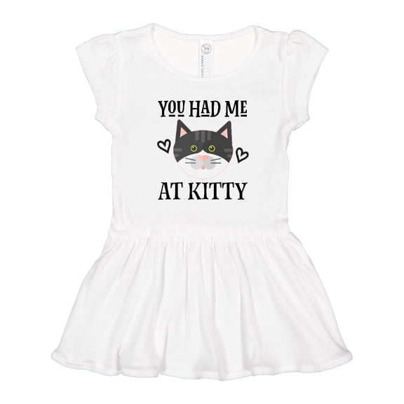 Inktastic Kitty Cat Baby Kitten Girls Toddler Dress