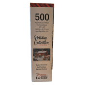 The Jigsaw Puzzle Factory Holiday Collection: Rustic Christmas 500-Piece Puzzle