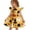 Yellow, variant on Girls Dresses Halloween Pumpkin Bat Pattern Tiered Flutter Sleeve Midi Dress Lightweight Fall Halloween Holiday Outfit for Girls 3–12Y