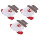 thumbnail image 3 of 3pcs Brooch Adorable Santa Beautiful Creative Christmas Decor Clip Jewelry Brooch Pin With Light For, 3 of 3