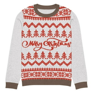 極美品　近年モデル　Ruler Gradate Crew Sweater 　L Friends Holiday Armadillo Adult Christmas Crew Sweater, X-Large